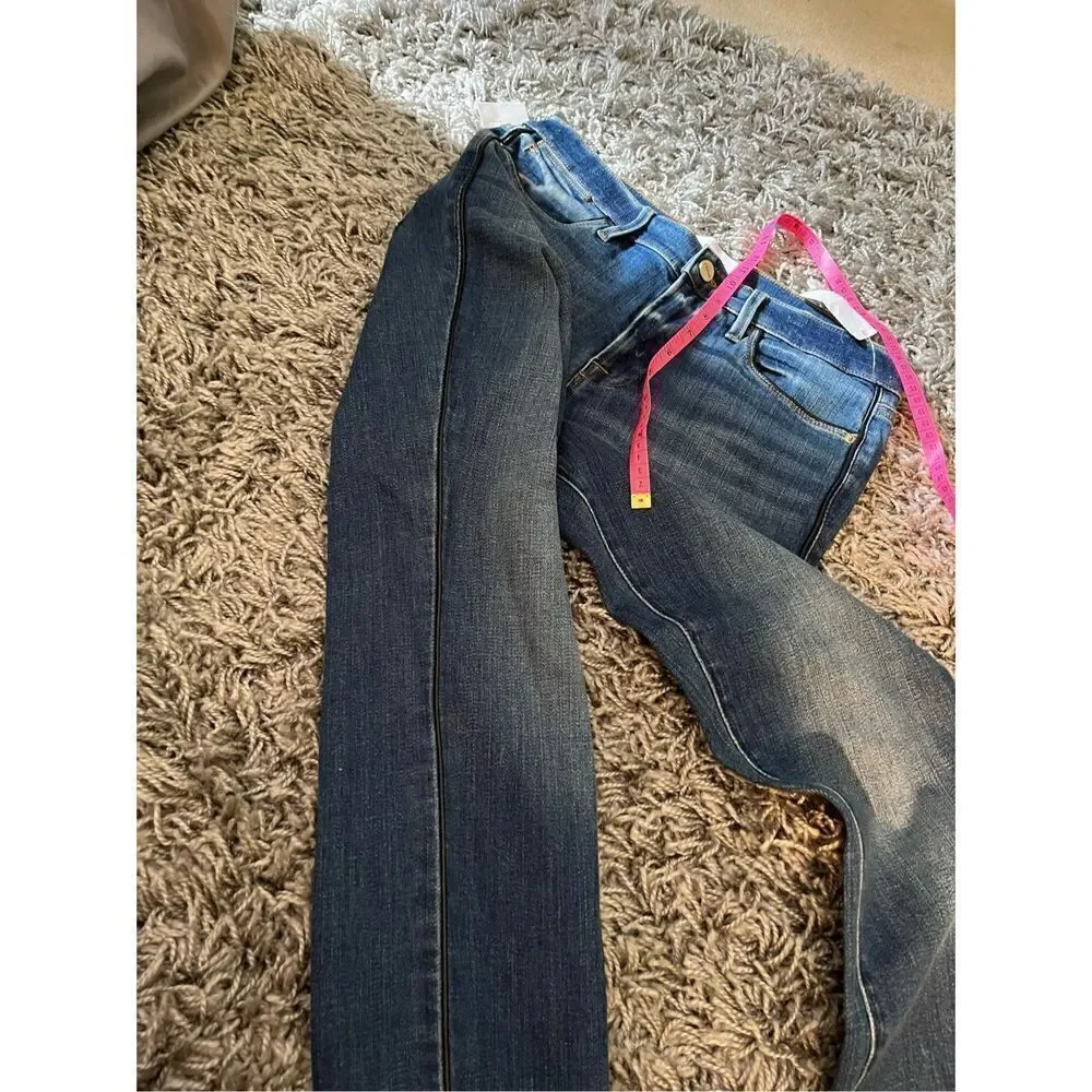 FRAME Denim Le High Skinny Jeans with Tuxedo Piping